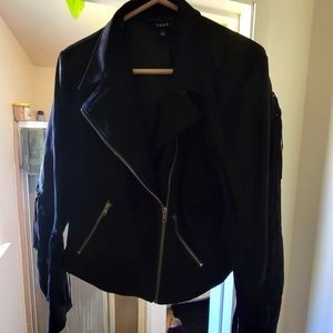 Torrid Fringe Faux Suede Jacket